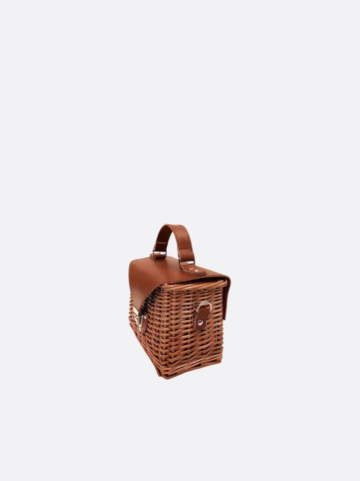 Sac rectangulaire en rotin<br>Bastia