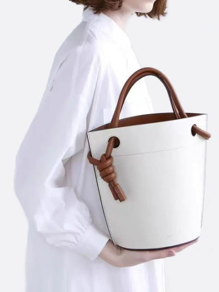 Sac femme cuir blanc