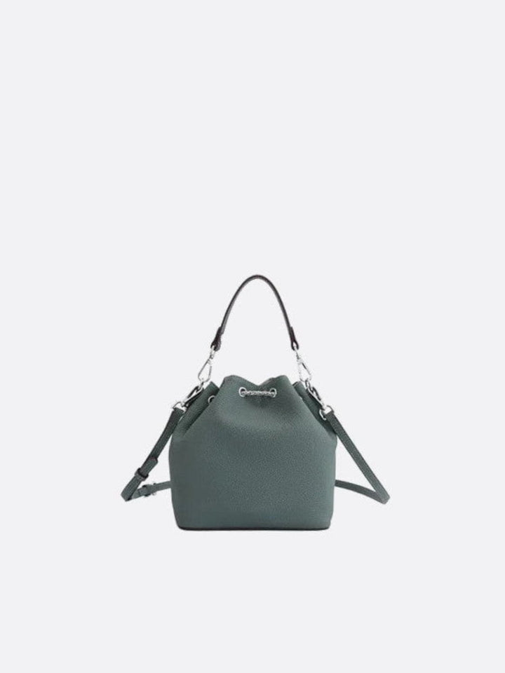 Sac seau en cuir grainé<br>Selva