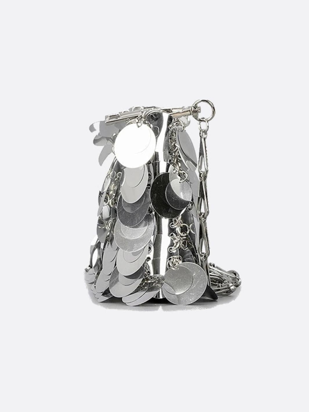 Sac sequin argenté