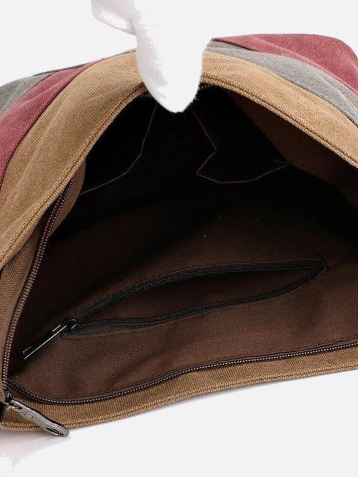 Sac toile multicolore